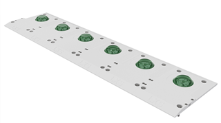 LUXSOLAR H marking lighting for heliports and vertiports. According to ICAO, EASA and CAA standards.