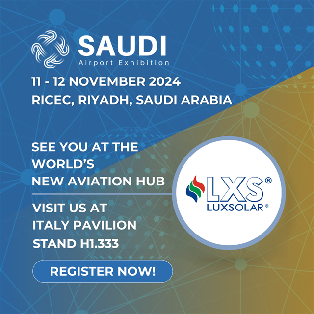 11 - 12 NOVEMBER: WE PARTECIPATE IN SAUDI AIRPORT EXHIBITION!