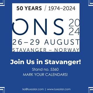 Nell’anno del 50esimo anniversario della rinomata ONS Foundation, siamo orgogliosi di partecipare ad ONS che si terrà ad agosto a Stavanger (26-29 agosto).

